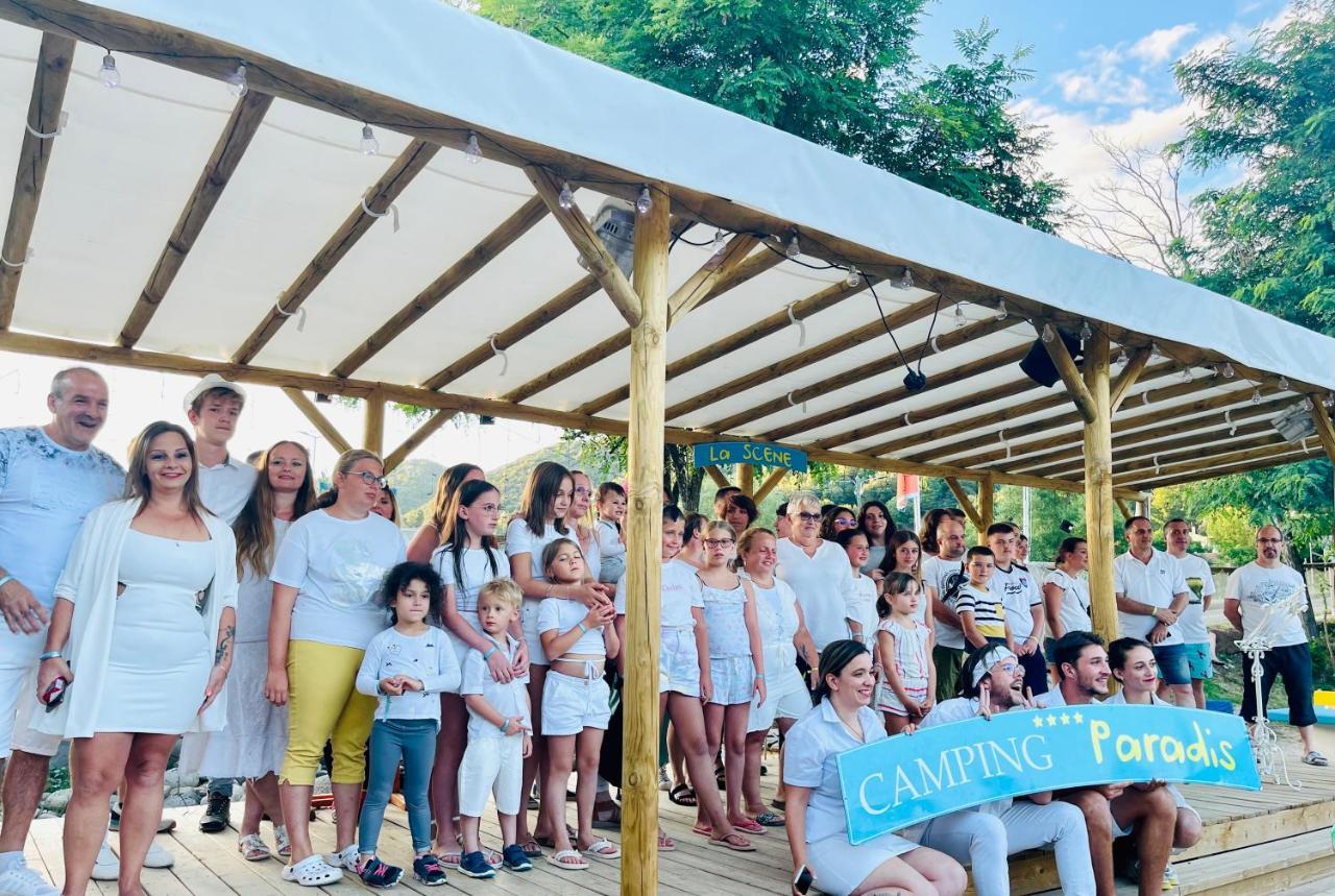 Camping Paradis Family Des Issoux Lalevade-dʼArdèche Exterior foto